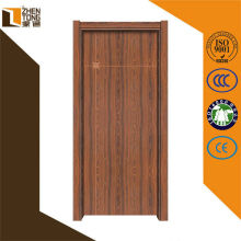 Dobradiça invisível / visível interior mdf chinês porta, fechaduras de correr para portas de madeira, mdf revestido pvc porta do armário